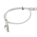 PATCHCORD CAT.5E UTP 0.5M GREY FLUKE PASSED LANBERG