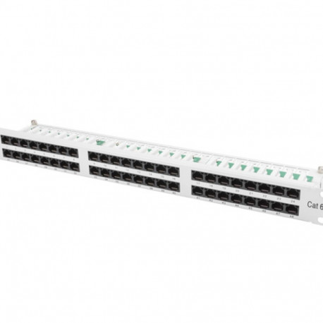 Lanberg patch-paneel 48-port 1U 19" CAT.6 UTP, hall