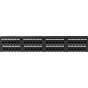 PATCH PANEL 48 PORT 2U 19" CAT.6 BLACK LANBERG