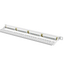PATCH PANEL 24 PORT 0.5U 19" CAT.6 GREY LANBERG