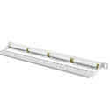 PATCH PANEL 24 PORT 0.5U 19" CAT.6 SHIELDED GREY LANBERG