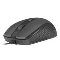 MOUSE NATEC HOOPOE 2 WIRED 1600DPI OPTICAL BLACK