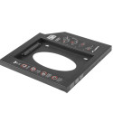 MOUNTING FRAME SLIM 5.25"->2.5" 9.5MM BAY LANBERG