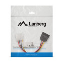 Lanberg kaabel Molex (M) - SATA (F) 15cm