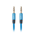 Lanberg kaabel Minijack 3.5mm M/M 3pin Premium 2m, sinine