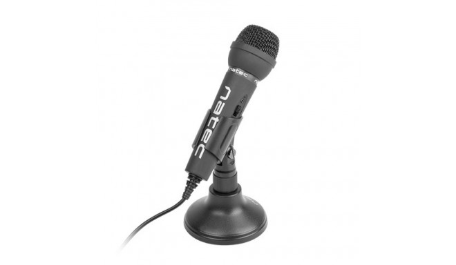 MICROPHONE NATEC ADDER BLACK