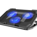 LAPTOP COOLER COOLING PAD NATEC ORIOLE 15.6-17.3" 3 FANS, LED LIGHT, 2 USB