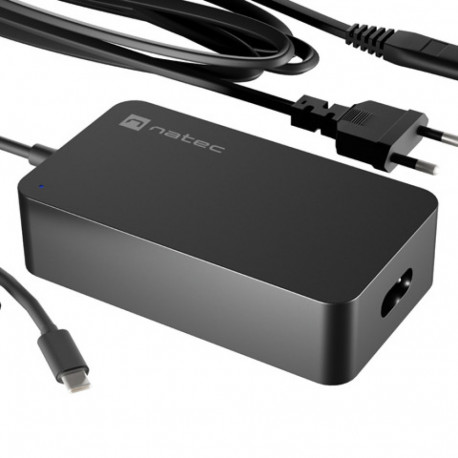 Natec sülearvuti laadija Grayling USB-C 45W sülearvutitele, tahvelarvutitele ja telefonidele