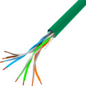 LAN CABLE UTP 305M SOLID CCA GREEN LANBERG