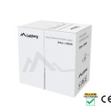 LAN CABLE CAT.5E UTP 305M SOLID CU YELLOW FLUKE LANBERG