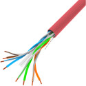 LAN CABLE 1GB/S 305M SOLID CCA RED LANBERG