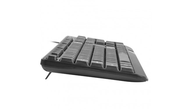KEYBOARD NATEC TROUT US LAYOUT SLIM BLACK