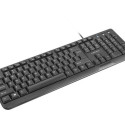 KEYBOARD NATEC TROUT US LAYOUT SLIM BLACK