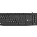 KEYBOARD NATEC NAUTILUS ES LAYOUT BLACK SLIM