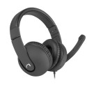 HEADSET NATEC RHEA WITH MICROPHONE BLACK