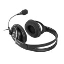 HEADSET NATEC BEAR 2 WITH MICROPHONE BLACK