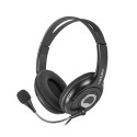 HEADSET NATEC BEAR 2 WITH MICROPHONE BLACK