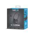 HEADSET NATEC DRONE WITH MICROPHONE BLACK