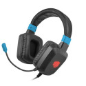 HEADSET FURY RAPTOR WITH MICROPHONE RGB ILLUMINATION BLACK-BLUE