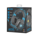 HEADSET FURY RAPTOR WITH MICROPHONE RGB ILLUMINATION BLACK-BLUE