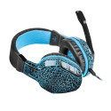 HEADSET FURY HELLCAT WITH MICROPHONE ILLUMINATED BLACK-BLUE