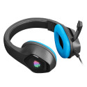 HEADSET FURY PHANTOM WITH MICROPHONE ILLUMINATION BLACK-BLUE