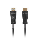 HDMI M/M V2.1 CABLE 40M OPTICAL BLACK AOC LANBERG