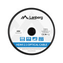 HDMI M/M V2.1 CABLE 40M OPTICAL BLACK AOC LANBERG