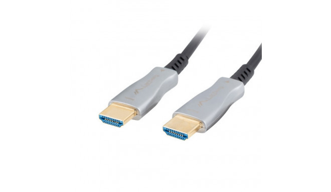 HDMI M/M V2.0 CABLE 40M OPTICAL BLACK AOC LANBERG
