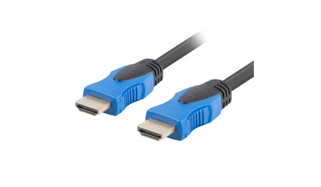 HDMI M/M V2.0 CABLE 1M 4K CU BLACK LANBERG