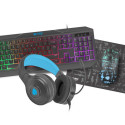 GAMING COMBO SET 4IN1 FURY THUNDERSTREAK 3.0 KEYBOARD + MOUSE + HEADPHONES + MOUSEPAD, US LAYOUT