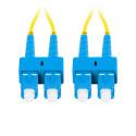 FIBER OPTIC PATCHCORD SM SC/UPC-SC/UPC DUPLEX 5M LSZH G657A1 3.0MM YELLOW LANBERG