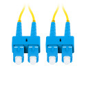 FIBER OPTIC PATCHCORD SM SC/UPC-SC/UPC DUPLEX 5M LSZH G657A1 3.0MM YELLOW LANBERG