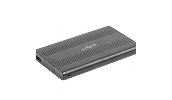 EXTERNAL HDD/SSD ENCLOSURE UGO MARAPI S120 SATA 2.5" USB 2.0 ALUMINUM GREY