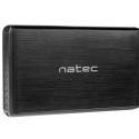 EXTERNAL HDD/SSD ENCLOSURE NATEC RHINO SATA 3.5" USB 3.0 ALUMINUM BLACK