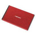 EXTERNAL HDD/SSD ENCLOSURE NATEC RHINO GO SATA 2.5" USB 3.0 RED