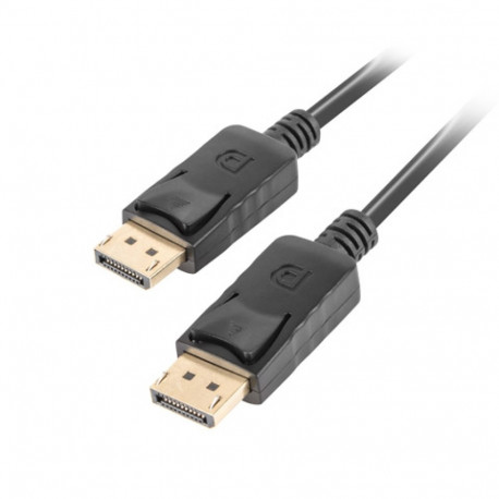 DISPLAYPORT M/M CABLE 19 PIN V1.2 1M 4K BLACK LANBERG