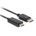 DISPLAYPORT(M) V1.1 ->HDMI(M) CABLE 1.8M BLACK LANBERG