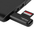 Natec memory card reader Scarab 2 SD/microSD USB 3.0, black