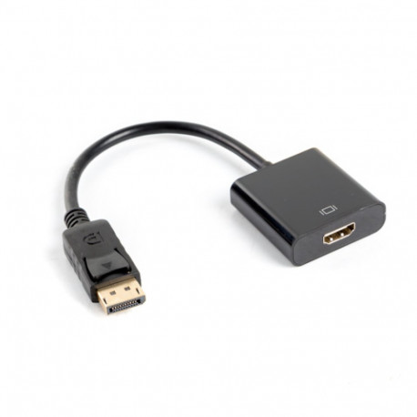 Lanberg adapter DisplayPort (M) 1.2 - HDMI (F) 10cm, black