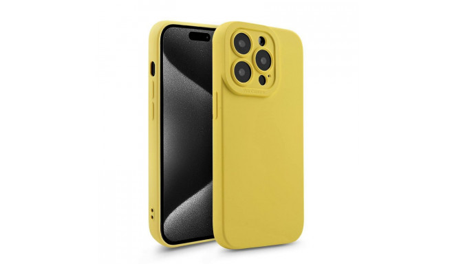 Fusion Softy silikoonkarp Apple iPhone 15 kollane