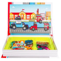 Magnetic jigsaw puzzle Vehicles