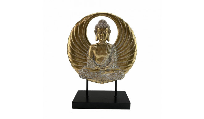 Dekoratīvās figūriņas DKD Home Decor 25 x 8 x 33 cm Melns Bronza Buda Austrumniecisks