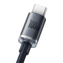 Baseus Type-C Crystal Shine series fast charging data cable 100W 2m Black (CAJY000501)