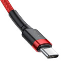 Baseus Type-C Cafule PD2.0 60W flash charging Cable (20V 3A) 2m Red (CATKLF-H09)