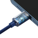 Baseus Type-C - Lightning cable, Crystal Shine Series Fast Charging Data Cable 20W 1.2m Blue (CAJY00