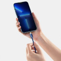 Baseus Type-C - Lightning cable, Crystal Shine Series Fast Charging Data Cable 20W 1.2m Blue (CAJY00