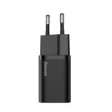 Baseus Travel Charger Super Si 1C Quick Charger 25W EU Black (CCSP020101)