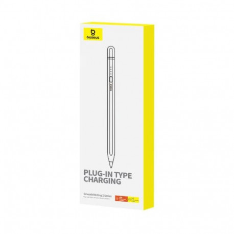 Baseus Tablet Tool Pen Smooth Writing 2 with LED Indicator + Active Replaceable Tip for iPad, with U