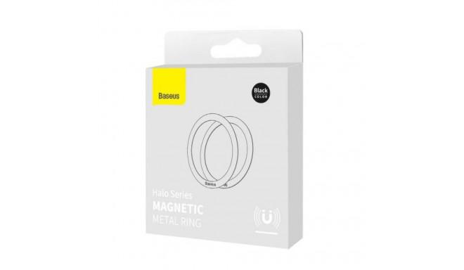 Baseus Magnetic Ring Halo Series (2pcs), Black (PCCH000001)